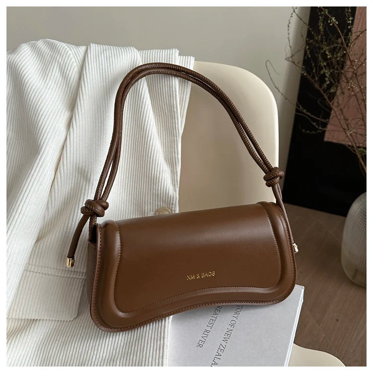 Faionable mat Women's Crossbody Bag Underarm Bag Soft PU Leather Single oulder Bag for Casual Ocns