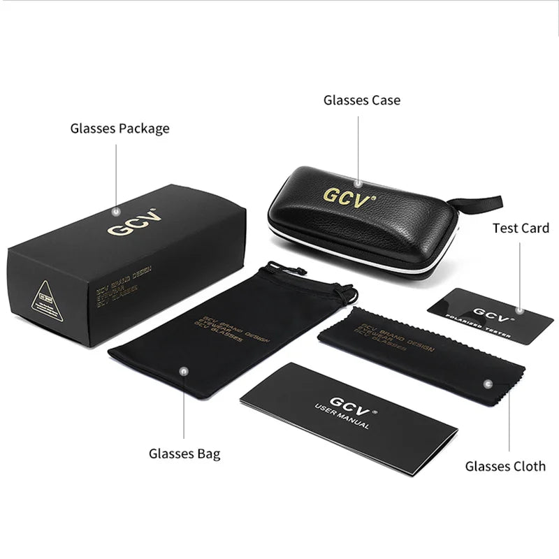 GCV Polarized Cat Eye Sunglasses - Luxury Fashion