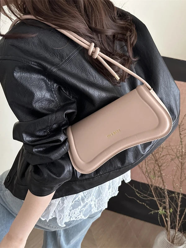 Faionable mat Women's Crossbody Bag Underarm Bag Soft PU Leather Single oulder Bag for Casual Ocns