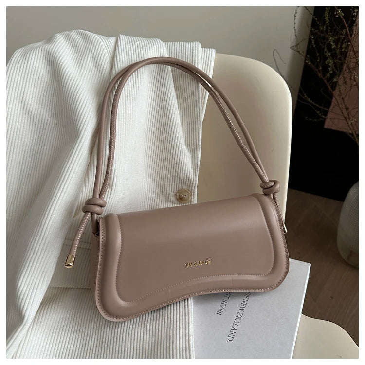 Faionable mat Women's Crossbody Bag Underarm Bag Soft PU Leather Single oulder Bag for Casual Ocns