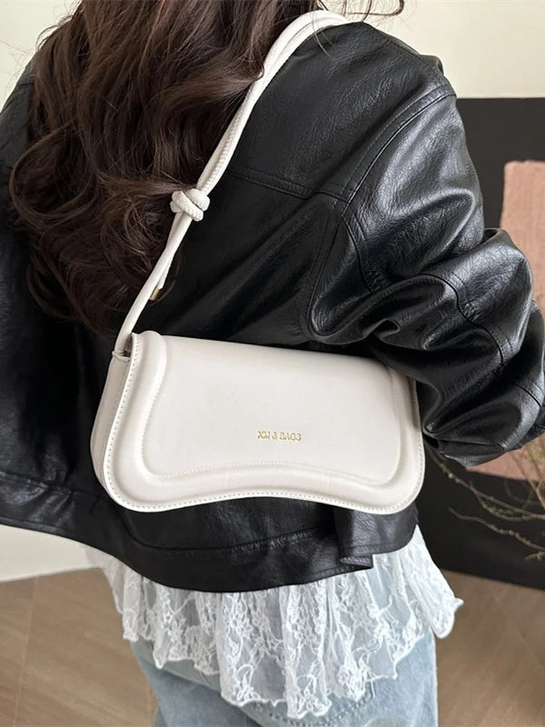 Faionable mat Women's Crossbody Bag Underarm Bag Soft PU Leather Single oulder Bag for Casual Ocns