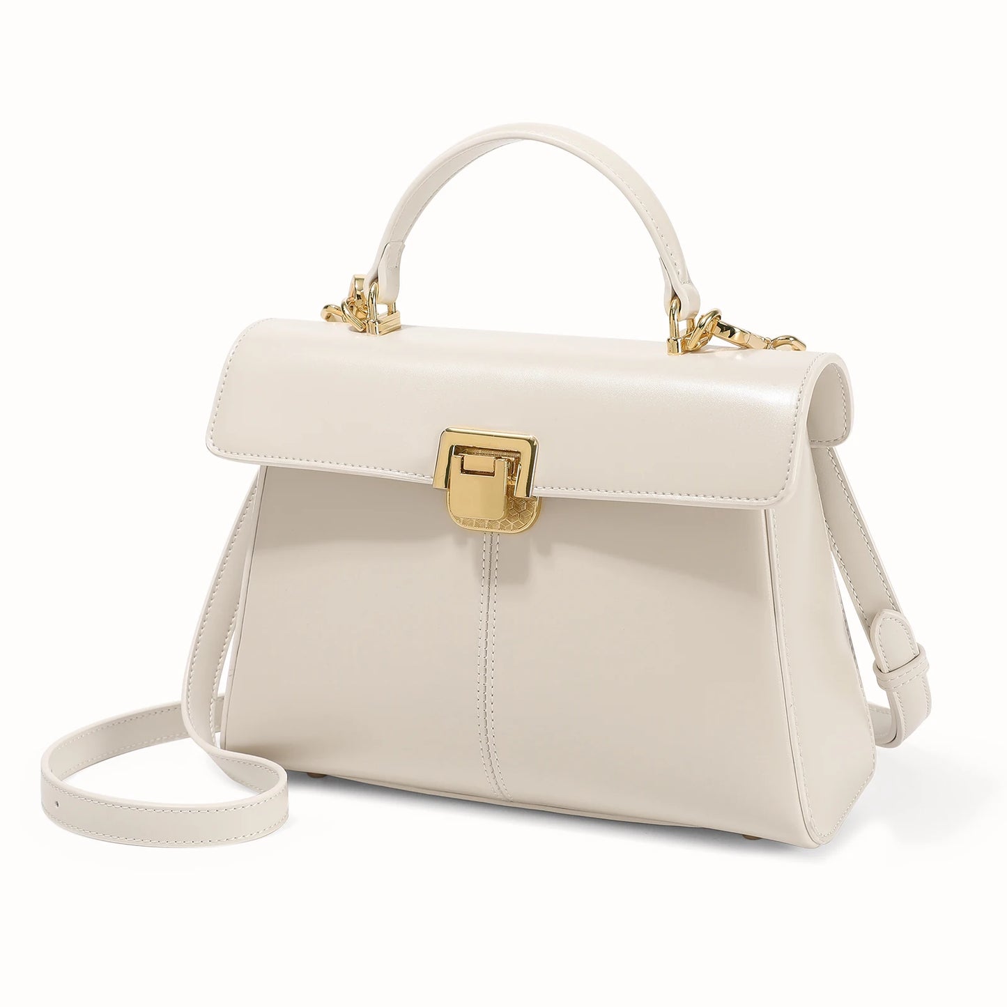 ITAMOOD Luxury Leather Women's Handbag with Scarf