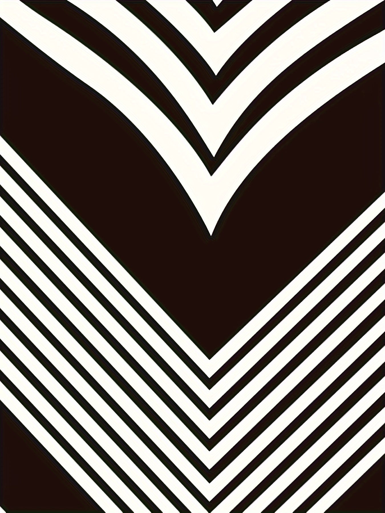 3/4 Sleeve Knit Polyester Blend Women's Elegant V-Neck T-Shirt - Striped Zip-Front, Regular Fit, Fall Collection