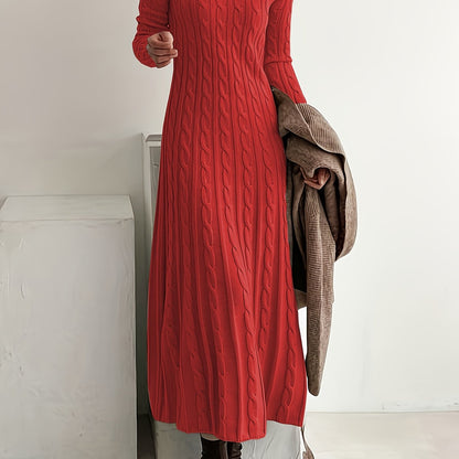 Elegant Women's Long Knit Dress - Perfect for Every Occasion