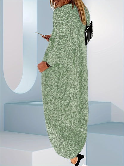 European And American Casual Lazy Cardigan with Buttons, Versatile Outerwear for Autumn And Winter