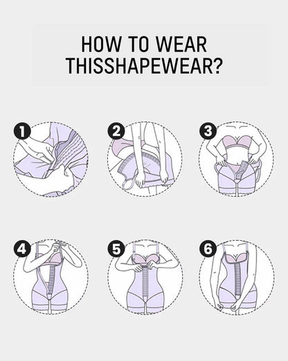 Flash Sale Extra Plus Size Shaper Bodysuit Tummy Control Shapewear With Bra