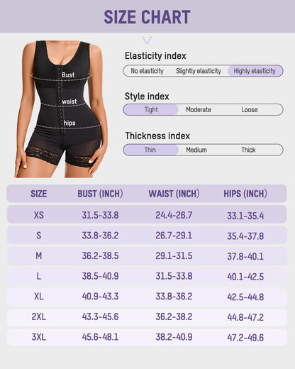 Flash Sale Extra Plus Size Shaper Bodysuit Tummy Control Shapewear With Bra