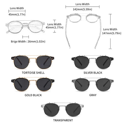 GCV Polarized Gothic Steampunk Sunglasses