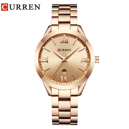 CURREN Elegant Women's Stainless Steel Watch