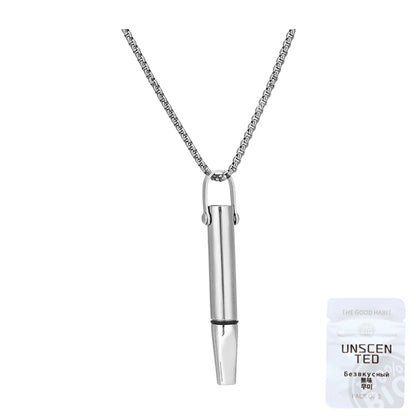 Breathing Necklace with Filter Cotton Quitting Smoking Meditation Pendant Wear Resist Quit Smoking Necklace Stop Smoking Aids