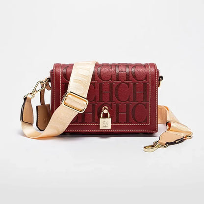 Elegance CH Women's Shoulder Bag with Metal Buckle
