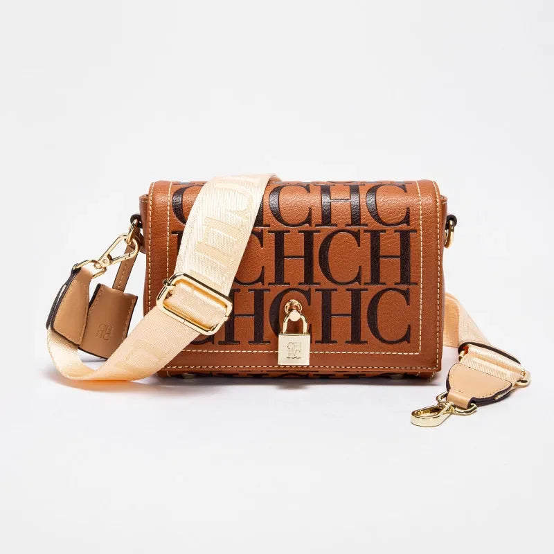 Elegance CH Women's Shoulder Bag with Metal Buckle