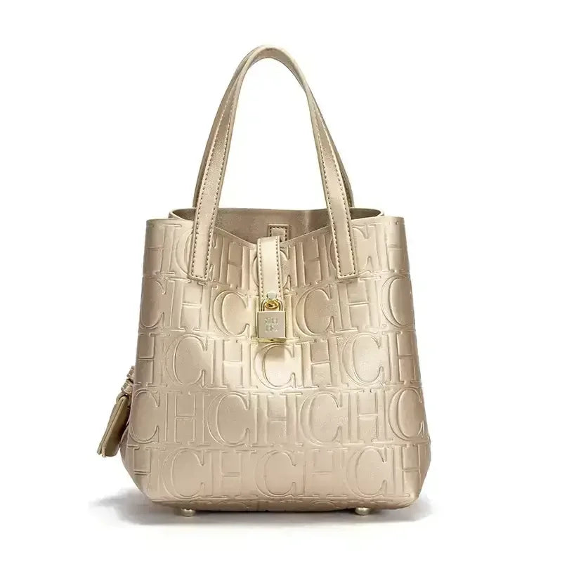 Elegant Embossed Crossbody Tote for Women
