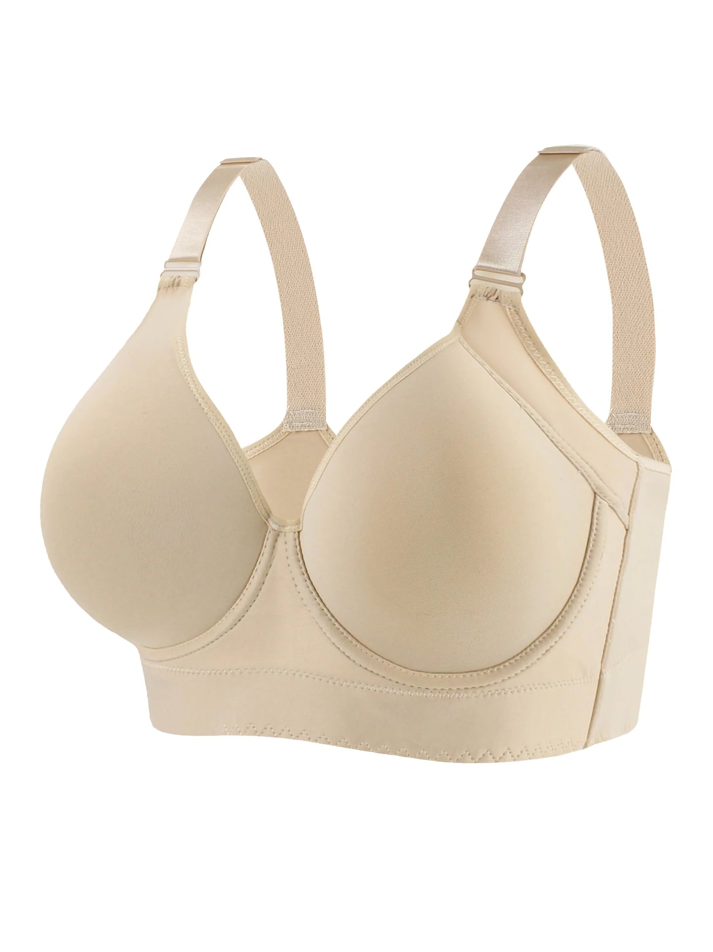 Elegant Seamless Full Coverage Nylon Bra - Buy 1 Get 2