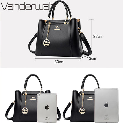 Elegant Women's Leather Shoulder & Crossbody Bag