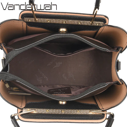 Elegant Women's Leather Shoulder & Crossbody Bag