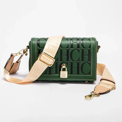 Elegance CH Women's Shoulder Bag with Metal Buckle