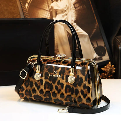Elegant Shiny Diamond Crossbody Tote for Sophisticated Women