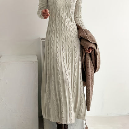 Elegant Women's Long Knit Dress - Perfect for Every Occasion