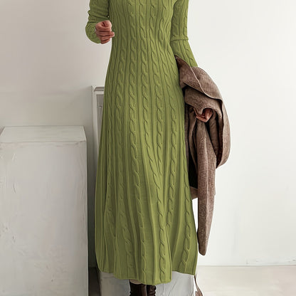 Elegant Women's Long Knit Dress - Perfect for Every Occasion